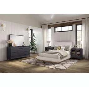 Aurora Latte Platform Bedroom Set