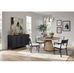 Aurora Latte Round Dining Room Set