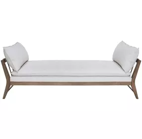 Aurora Stone White and Latte Daybed