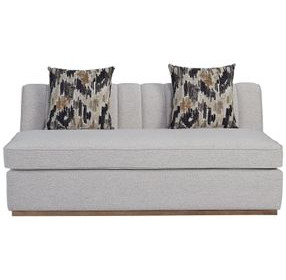 Aurora Light Gray 70" Channel Loveseat