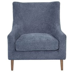 Aurora Sapphire Hiback Accent Chair
