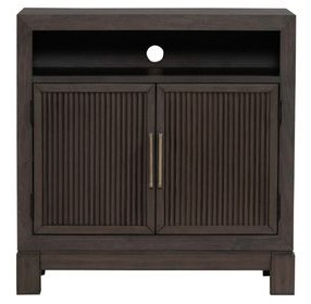 Modern Edge Caffe 2 Door Bedside Chest with USB Charging