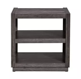 Modern Edge Caffe Rectangular End Table