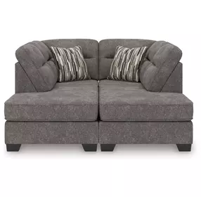Olten Graphite 2 Piece Super Chaise