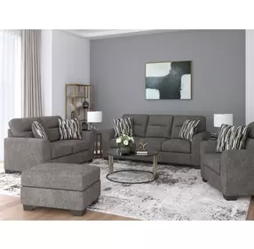 Olten Graphite Living Room Set