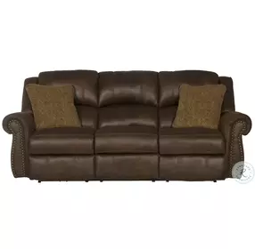 Pickett Walnut Reclining 90" Sofa