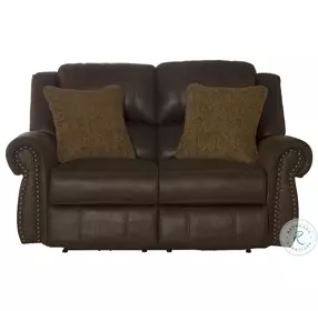 Pickett Walnut Rocking Reclining 66" Loveseat