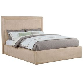 Lawson Light Saddle King Upholstered Platform Bed