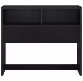 Westpark Black Full Storage Bookcase Headboard