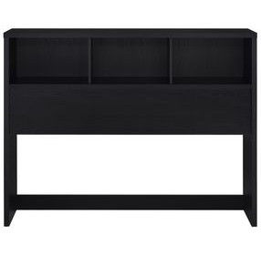Westpark Black Queen Storage Bookcase Headboard