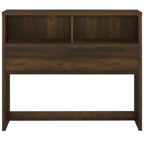 Westpark Dark Pine Full Storage Bookcase Headboard
