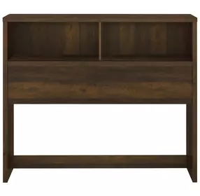 Westpark Dark Pine Full Storage Bookcase Headboard