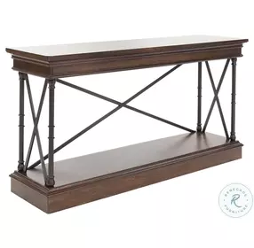 Tribeca Cordovian Brown Sofa Table