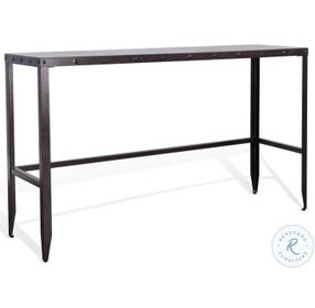 Autumn Echo Brown 60" Rectangular Sofa Bar Table