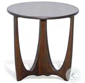 Heritage Horizon Dark Brown Round End Table