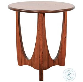 Heritage Horizon Medium Brown Round Chair Side Table