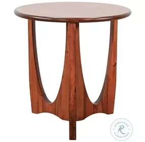 Heritage Horizon Medium Brown Round Chair Side Table