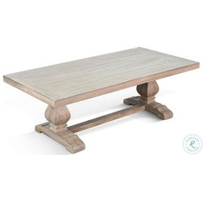 Rustic Refined Natural 54" Rectangular Coffee Table
