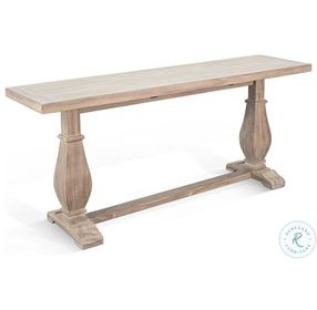 Autumn Echo Natural Rectangular Sofa Table