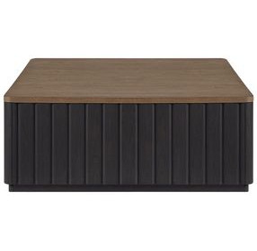 Aurora Latte Channel Cocktail Table