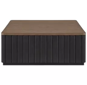 Aurora Latte Channel Cocktail Table