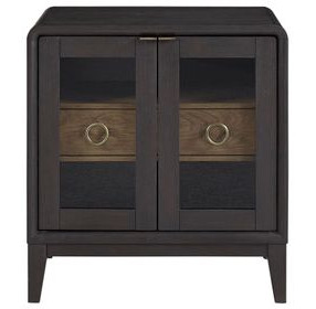 Aurora Glass Door Nightstand