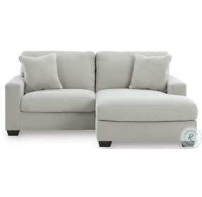 Ammon Smoke 85" Sofa Chaise Sectional