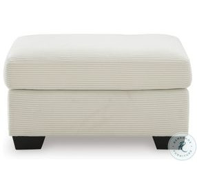 Amesley Ivory Ottoman