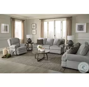 Singletary Nickel 94" Living Room Set