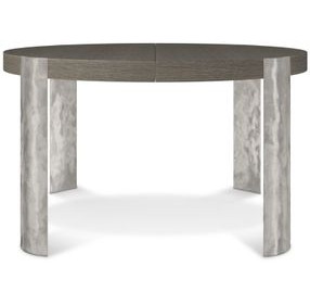 Prado Porcini And Bright Graphite Extendable Dining Table