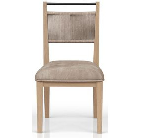 Elements Toffee Rope Back Chair Set of 2