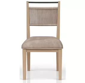 Elements Toffee Rope Back Chair Set of 2