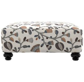 Marley Tapestry Upholstered Square Cocktail Ottoman