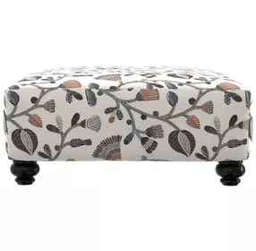 Marley Tapestry Upholstered Square Cocktail Ottoman