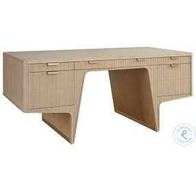 Montreux Natural White Oak Executive Desk