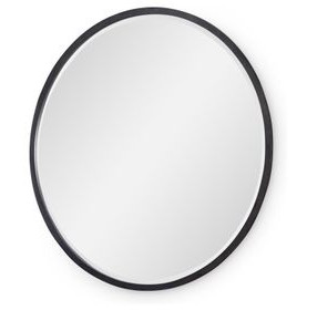 Artisans Place Vintage Pine and Ironwood Round Dresser Mirror