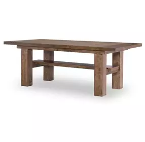 Artisans Place Vintage Pine and Ironwood 106" Extendable Rectangular Dining Table