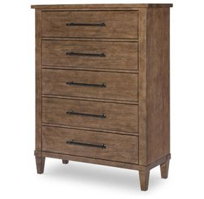 Artisans Place Vintage Pine and Ironwood 5 Drawer Chest