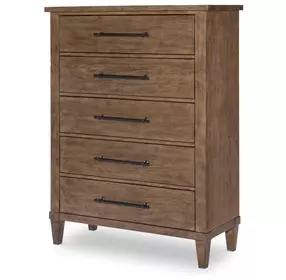 Artisans Place Vintage Pine and Ironwood 5 Drawer Chest