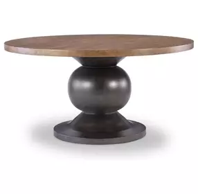 Artisans Place Vintage Pine and Ironwood 60" Round Dining Table