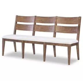 Artisans Place White Upholstered 67" Dining Bench