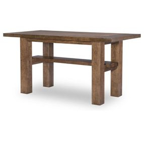 Artisans Place Vintage Pine and Ironwood 72" Rectangular Counter Height Dining Table