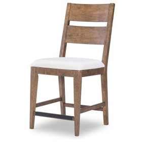 Artisans Place White Ladder Back Counter Height Chair Set of 2