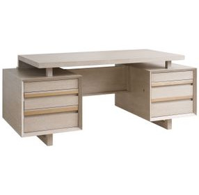 Studio Designs Cream 72" Farallon Executive Desk