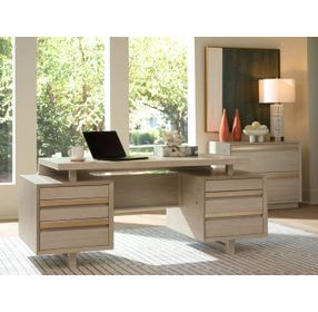 Studio Designs Cream Farallon Executive Home Office Set