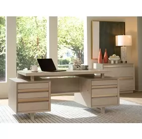 Studio Designs Cream Farallon Executive Home Office Set