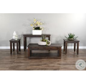 Ember Grace Dark Brown Rectangular Occassional Table Set