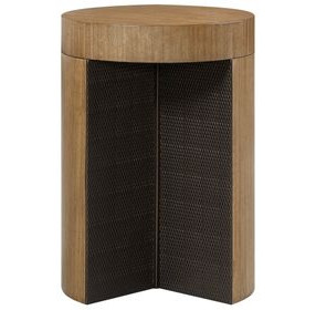 Blue Mallee Brown and Black Round Spot Table