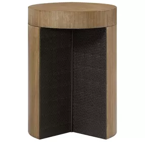 Blue Mallee Brown and Black Round Spot Table