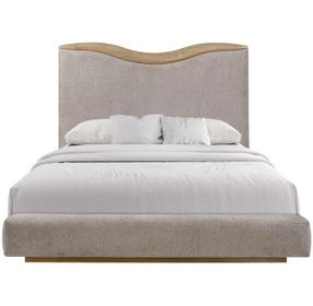 Blue Mallee Upholstered Panel Bed